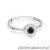 Pierścionek W0616 Czarny Diament 0,30ct białe złoto