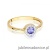 Pierścionek W0616 Tanzanit 0,35ct żółte złoto
