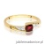 Pierścionek W0618 Rubin 0,30ct żółte złoto
