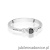 Pierścionek W0620 Czarny Diament 0,12ct białe złoto