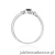 Pierścionek W0620 Czarny Diament 0,12ct białe złoto