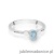 Pierścionek W0620 Topaz 0,15ct białe złoto