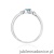 Pierścionek W0620 Topaz 0,15ct białe złoto
