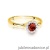 Pierścionek W0622 Rubin 0,60ct żółte złoto