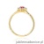 Pierścionek W0622 Rubin 0,60ct żółte złoto