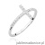 Pierścionek W0636 z diamentami białe złoto