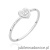 Pierścionek W0642 Diament 0,02ct białe złoto