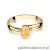 Pierścionek W068 Cytryn 0,60ct żółte złoto