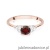 Pierścionek W451 Granat 0,60ct różowe złoto