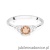 Pierścionek W451 Morganit 0,40ct białe złoto