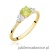 Pierścionek W451 Oliwin 0,60ct żółte złoto