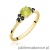 Pierścionek W451 Oliwin 0,60ct żółte złoto