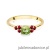 Pierścionek W451 Oliwin 0,60ct żółte złoto