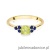 Pierścionek W451 Oliwin 0,60ct żółte złoto