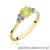 Pierścionek W451 Oliwin 0,60ct żółte złoto