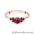 Pierścionek W451 Rodolit 0,60ct różowe złoto