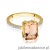 Pierścionek W527 Morganit 2,80ct żółte złoto