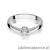 Pierścionek W111 Diament 0,12ct białe złoto