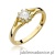 Pierścionek W185 Diament 0,10ct żółte złoto