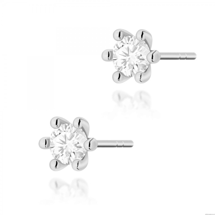 Kolczyki K0222 Diament 2 x 0,30ct białe złoto