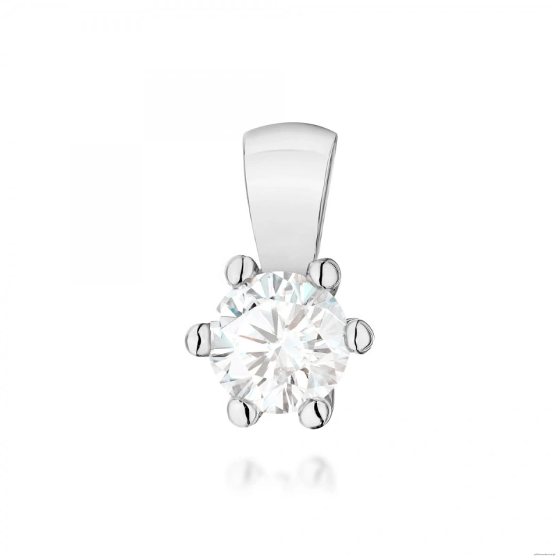 Zawieszka Z0222 Diament Laboratoryjny 0,30ct białe złoto