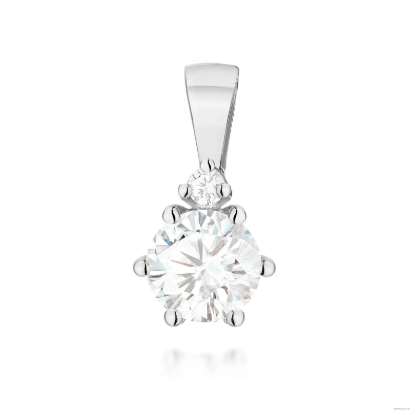 Zawieszka Z0076 Diament Laboratoryjny białe złoto