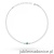 Bransoletka B005 Szmaragd 0,15ct białe złoto
