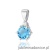 Zawieszka Z0076 Topaz 0,60ct białe złoto