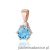 Zawieszka Z0076 Topaz 0,50ct różowe złoto