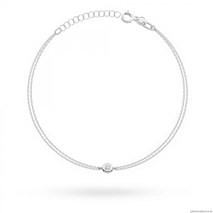 Bransoletka B038 z diamentem