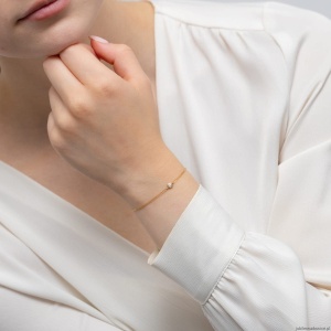 Bransoletka B038 z diamentem