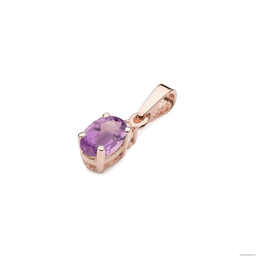 Zawieszka Z0001 Ametyst 0,40ct różowe złoto