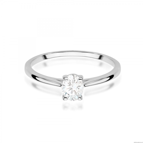 Pierścionek W0581 Diament 0,30ct białe złoto