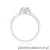 Pierścionek W0584 Diament 0,30ct białe złoto