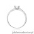Pierścionek W0589 Diament 0,30ct białe złoto