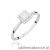 Pierścionek W0590 Diament 0,23ct białe złoto
