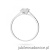 Pierścionek W0590 Diament 0,23ct białe złoto