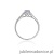 Pierścionek W016 Tanzanit 0,35ct białe złoto