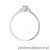 Pierścionek W0614 Tanzanit 0,15ct białe złoto