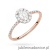 Pierścionek W0584 Diament 0,30ct różowe złoto