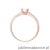 Pierścionek W0589 Diament 0,30ct różowe złoto