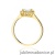 Pierścionek W0572 Biały Szafir 0,60ct żółte złoto