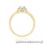 Pierścionek W0584 Diament 0,30ct żółte złoto
