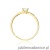 Pierścionek W0586 Diament 0,15ct żółte złoto