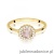 Pierścionek W0572 Morganit 0,40ct żółte złoto