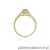 Pierścionek W016 Tanzanit 0,35ct żółte złoto