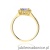 Pierścionek W0572 Tanzanit 0,50ct żółte złoto