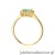 Pierścionek W0572 Szmaragd 0,50ct żółte złoto
