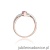 Pierścionek W028 Różowy Szafir 0,45ct różowe złoto