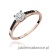 Pierścionek W055 Diament 0,08ct różowe złoto